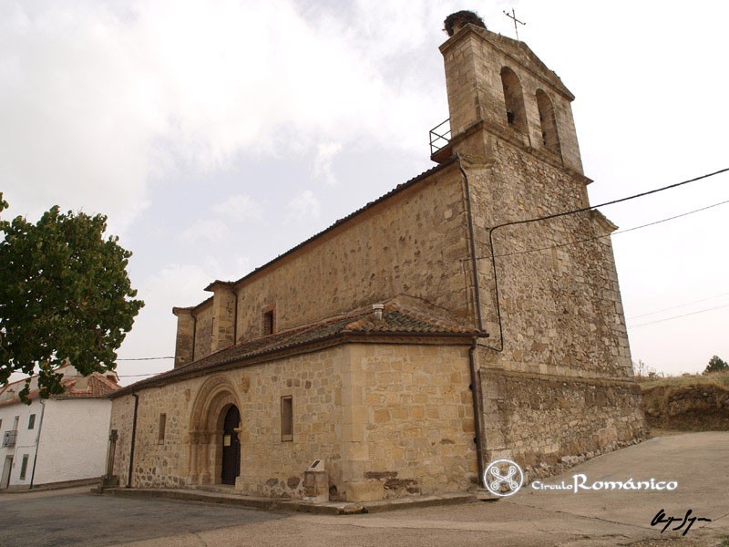Cerezo de Abajo. San Román Abad. Fachada norte