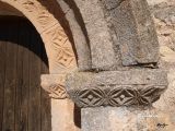 Ciruelos. Nuestra Señora de la Natividad. Detalle de cimacio