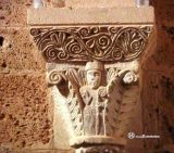 Fuentesoto. San Vicente Martir. Capitel de la arquería ciega del presbiterio