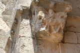 Sacramenia. San Miguel. Capitel con caballero