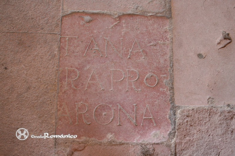 San Pedro de Gaíllos. San Pedro. Sillar romano reutilizado