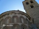 Zarzuela del Monte. San Vicente Martir. Detalle de la cornisa y los canecillos