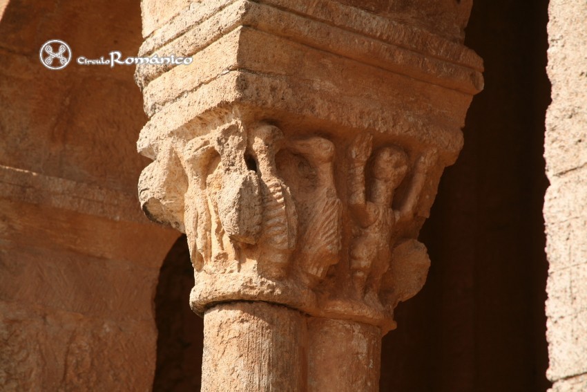 Aguilera. San Martin. Capitel figurado
