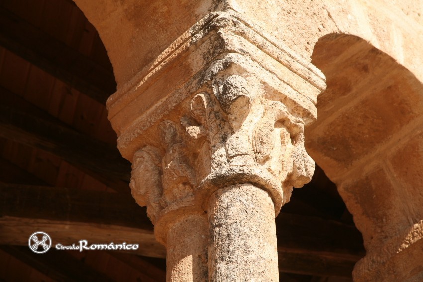 Aguilera. San Martin. Capitel figurado