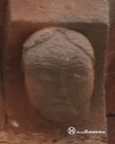 Fuensaúco. Nuestra Señora de los Angeles. Canecillo con rostro humano