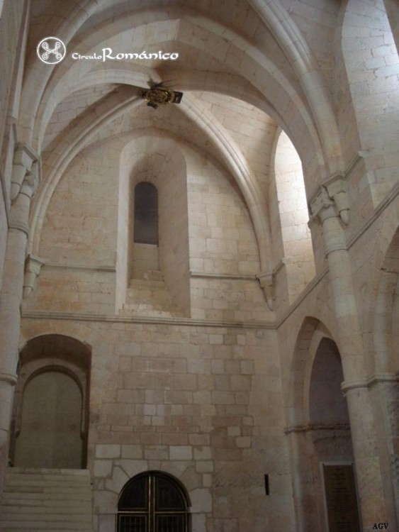 Santa María de Huerta. Santa María. Cubiertas del transepto