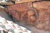 Tera. Nuestra Señora del Carmen.Canecillos geometricos