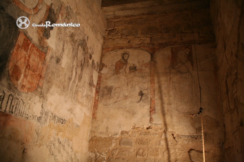 Wamba. Santa María. Restos de pintura (gótica)
