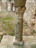 Avinyonet del Penedés. Sant Sebastià dels Gorgs. Columna del claustro