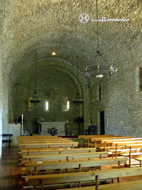 Folgueroles. Santa Maria. Interior del templo