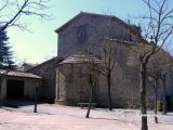 Folgueroles. Abside de la iglesia de Santa Maria