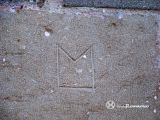 Manresa. La Seu de Santa Maria. Marca de cantero