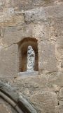Olvan. Santa Maria de Valldaura. Virgen con el Niño en una hornacina