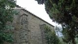 Olvan. Santa Maria de Valldaura. Detalle de los contrafuertes
