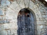 Porxos. Sant Llorenç. Puerta de acceso