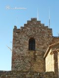 Sant Llorenç de Munt. Sant Llorenç. Detalle de la fachada este