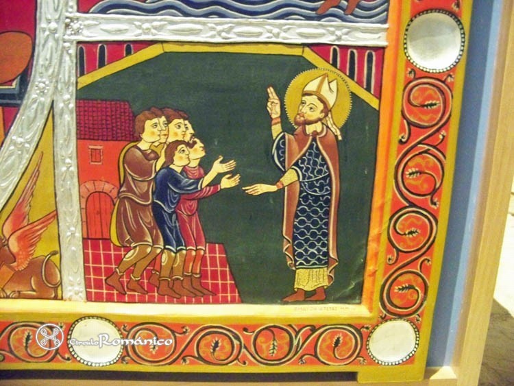Sant Sadurni Rotger. Sant Sadurni. Escena de la vida de Sant SAdurni