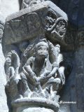 Berga. Santa Eugenia. Capitel figurado