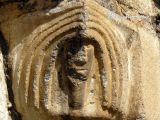 Alós d´Isil.Sant Lliser.Capitel que representa la lujuria