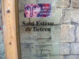Betrén (Vall d´Arán). Sant Esteue. Cartela