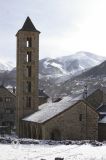 Erill la Vall. Santa Eulalia. Fachada noroeste