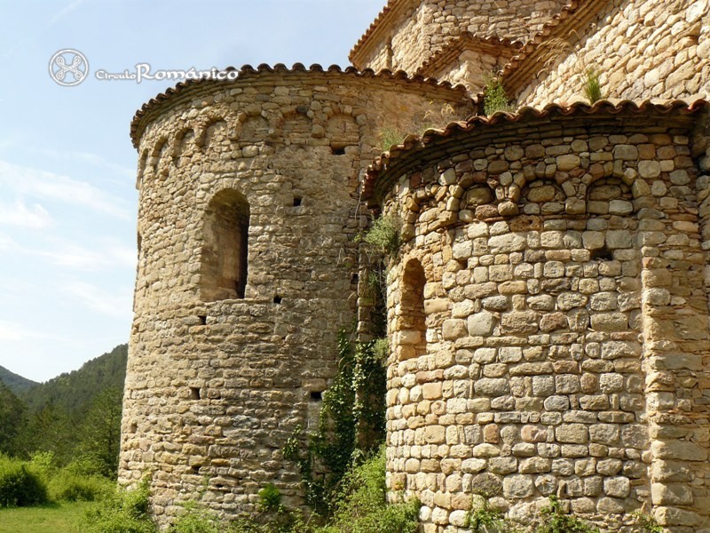 Graudescales.Monasterio de Sant Pere.Absides