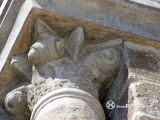 Solsona. Santa María. Detalle de capitel vegetal