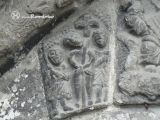 Vielha.San Miguel.Detalle del tímpano