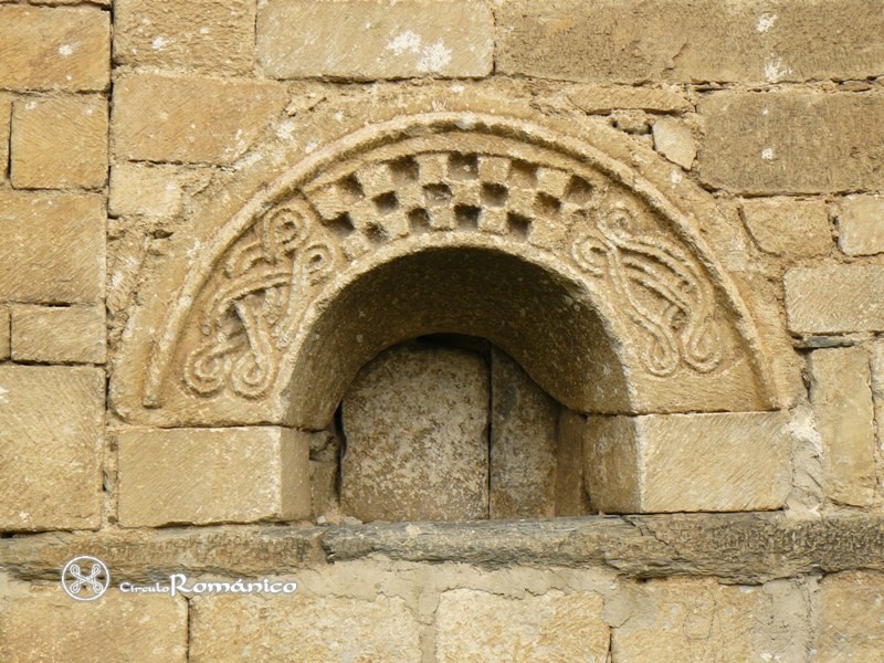 Vilac.Sant Feliu.Detalle del vano cegado