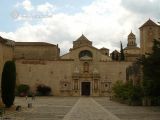Poblet. Monasterio de Santa María (Císter). Fachada este de la iglesia