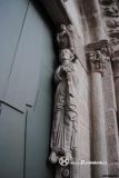 A Coruña. Santiago. Jamba con la figura de San Juan
