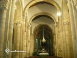 Cambre. Santa María. Interior hacia la cabecera