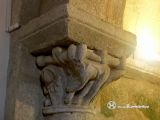 Ozón. San Martin. Interior, capitel con decoracion figurada