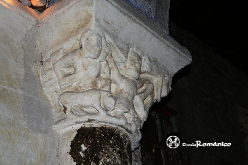 Novelúa. San Cristobal. Interior. Capitel historiado