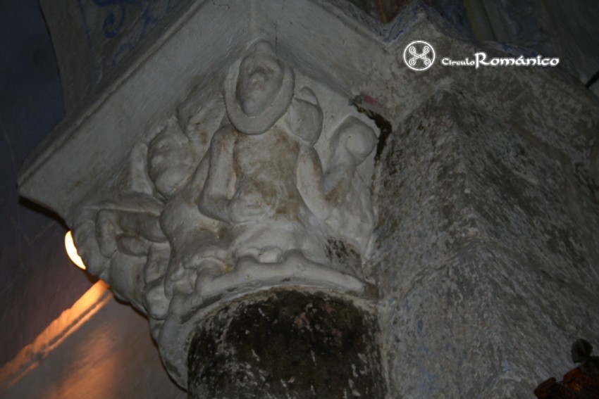 Novelúa. San Cristobal. Interior. Capitel historiado