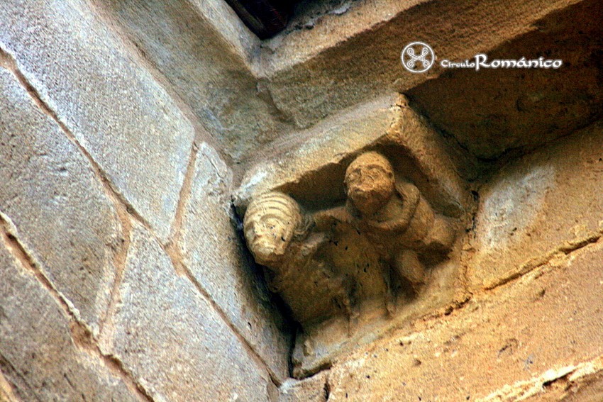 Cuzcurrita. Nuestra Señora de Sorejana. Canecillo figurado