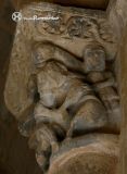 Peciña. Santa Maria de la Piscina. Capitel figurado