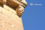 Sorejana. Iglesia de Cuzcurrita. Canecillo, cabeza humana