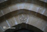 Irache. Santa María la Real. Clave del pórtico. Pantócrator