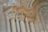 Hueto de Abajo (Otobarren). San Vicente. Capiteles vegetales del lado izquierdo