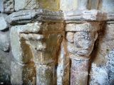 Jokano. San Martin. Capitel vegetal y figurado del lado izquierdo de la portada