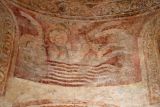 Avolsheim. Saint Ulrich. Escena con santo y ángeles