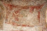 Avolsheim. Saint Ulrich. Escena con personaje coronado recibiendo a un hombre