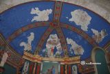 Cette- Eygun. Saint Pierre. Restos de pintura románica sobre la actual