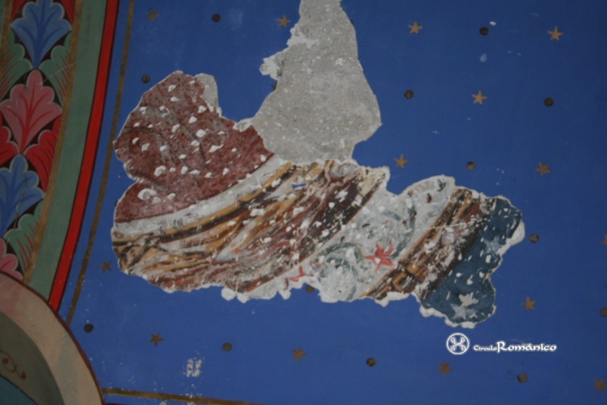 Cette- Eygun. Saint Pierre. Detalle de las pinturas