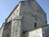 Coirac. Iglesia. Vista de la cabecera del templo