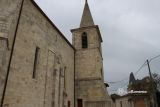 Berson. Saint Saturnin. Fachada sur con torre campanario