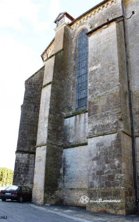 Reole, La. Cabecera de la iglesia de Saint Pierre