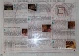 Saint-Émilion. San Emilion. Cartel del claustro