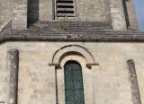Saint-Émilion. San Emilion. Detalle de vano de medio punto